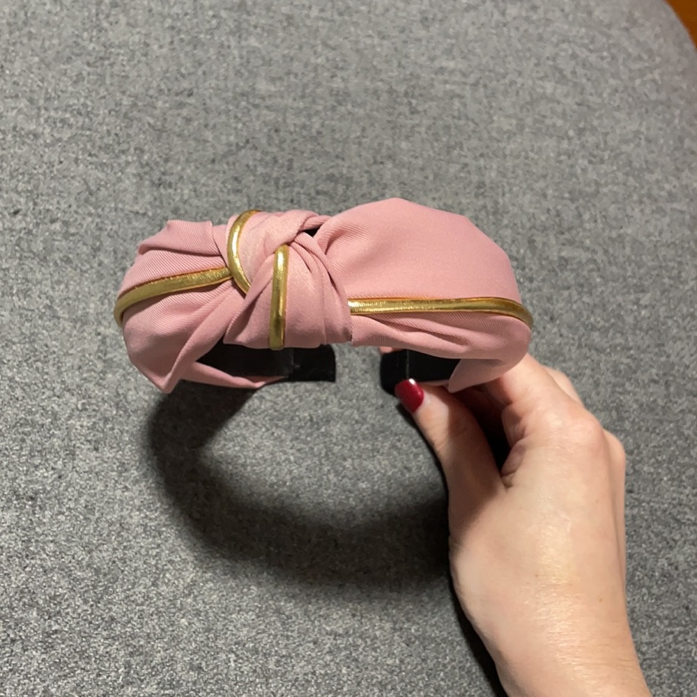 Top-knot pink headband, NWOT - Picture 2 of 5